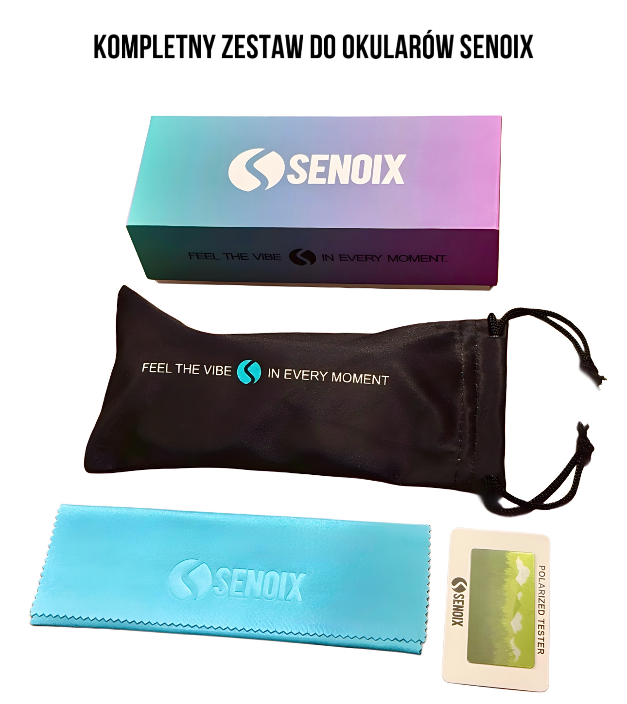Okulary przeciwsłoneczne z polaryzacją SENOIX Active Black