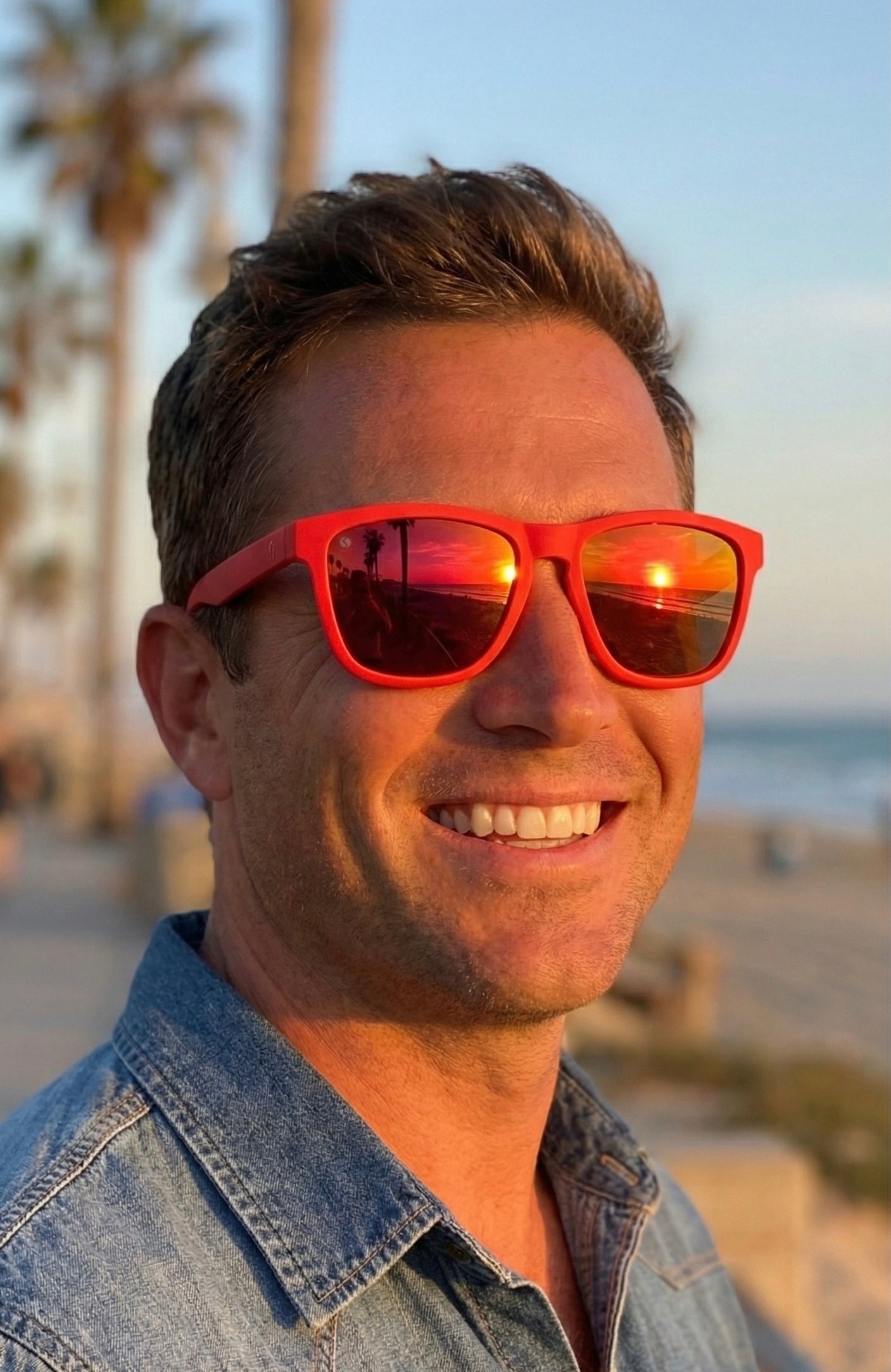 Okulary przeciwsłoneczne z polaryzacją SENOIX Vibe Red