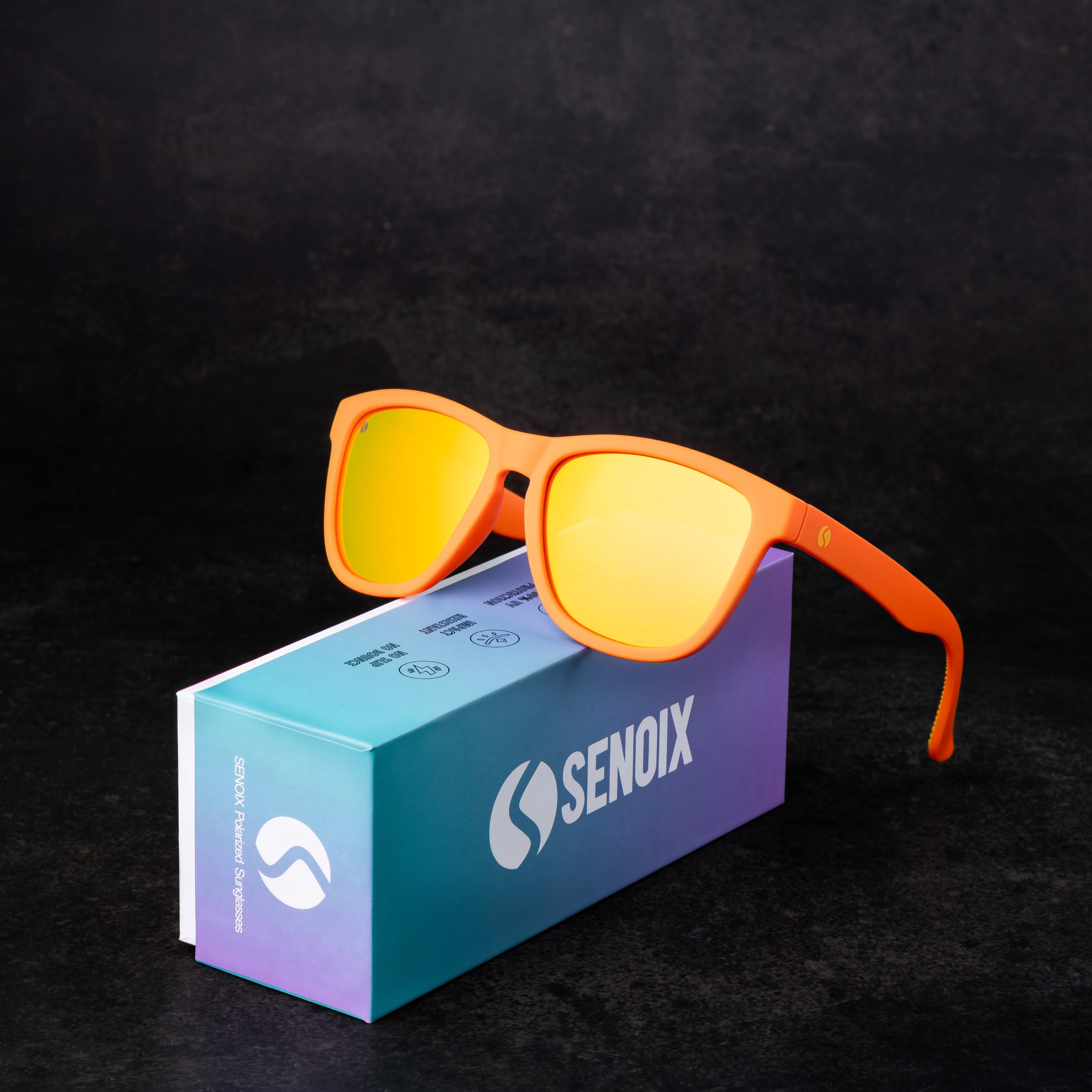 Okulary przeciwsłoneczne z polaryzacją SENOIX Vibe Orange